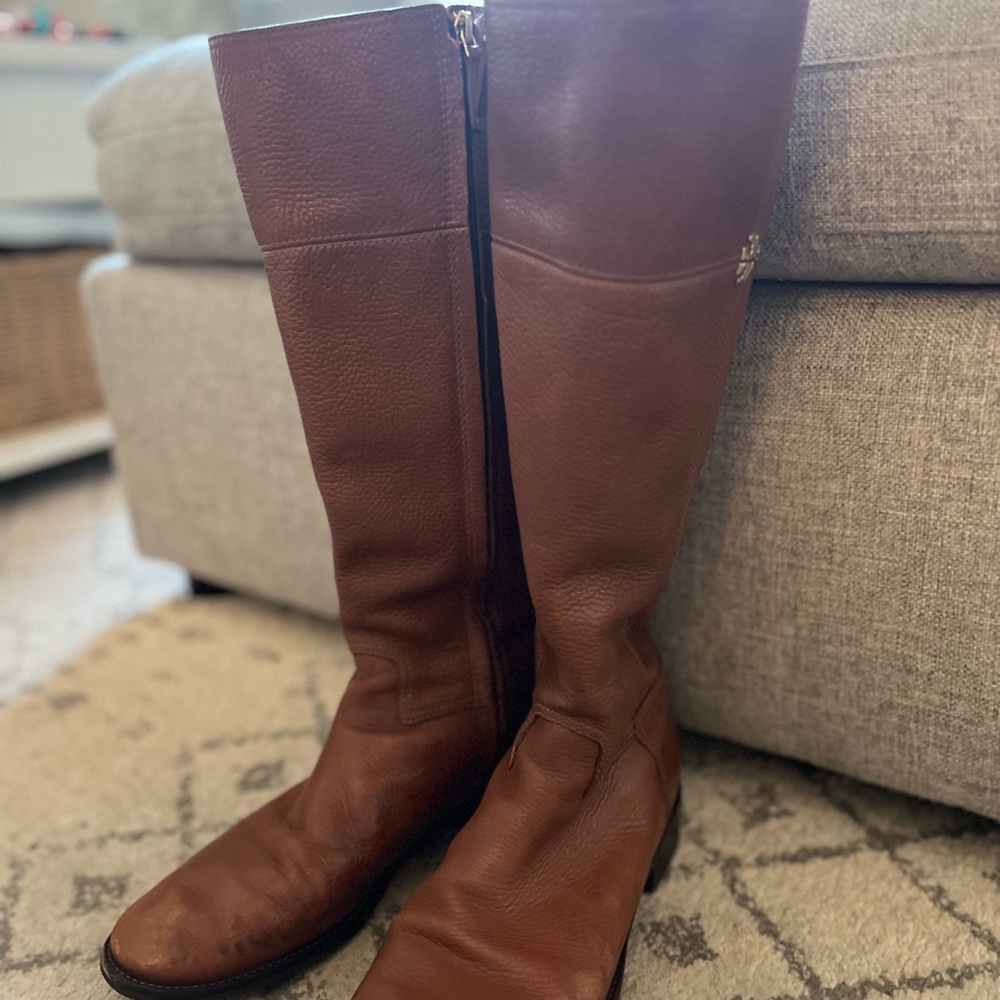 Tory Burch Brown Riding Boots